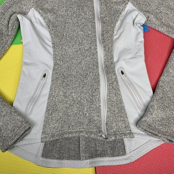 Athleta Daybreak Hoodie Zip Front Jacket Gray Women’s Size XS Style 138607 - Picture 10 of 11